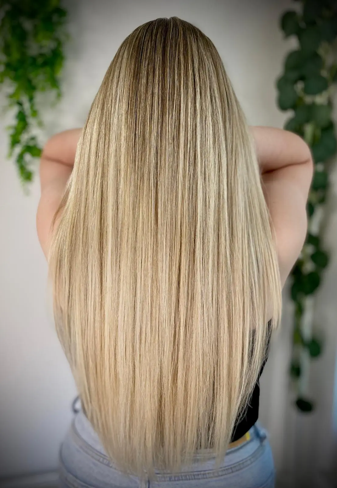 Dlhé blond vlasy